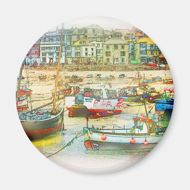 HARBOR SOM EN PAINERING MAGNET (Framsidan)