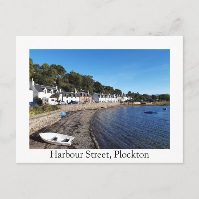 Harbor Street, Plockton Vykort (Framsida)