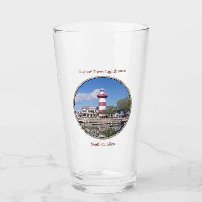 Harbor Town Lighthouse-glas Glaskopp (Framsida)