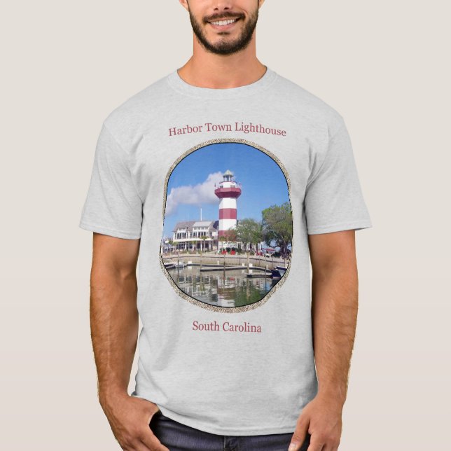Harbor Town Lighthouse-skjorta T Shirt (Framsida)