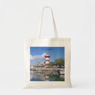 Harbor Town Lighthouse tote bag Tygkasse