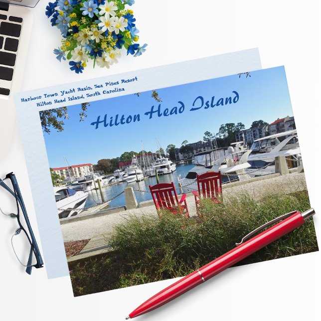 Harbor Town Yacht Basin Marina Hilton Head Island Vykort (Skapare uppladdad)