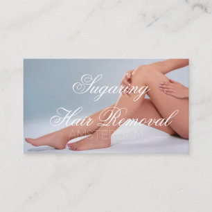 Hårborttagning Skin Clinic Ro Guld Marble Visitkort