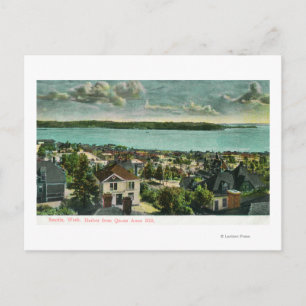 Harborview från Queen Anne Backe Vykort