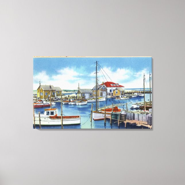 Harborview of the Waterfront Canvastryck (Framsida)