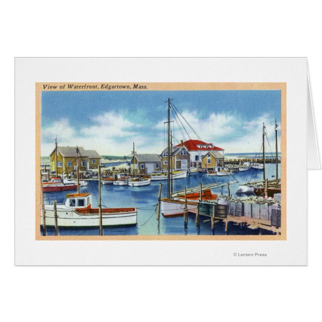 Harborview of the Waterfront Hälsningskort (Framsidan Horizontal)