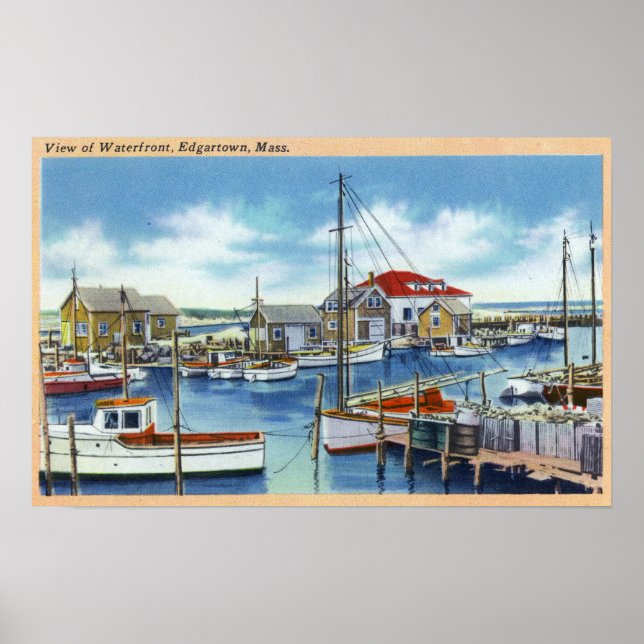 Harborview of the Waterfront Poster (Framsidan)