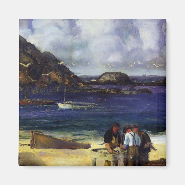 Harbour at Monhegan - George Bellows - 1913 Magnet (Framsidan)