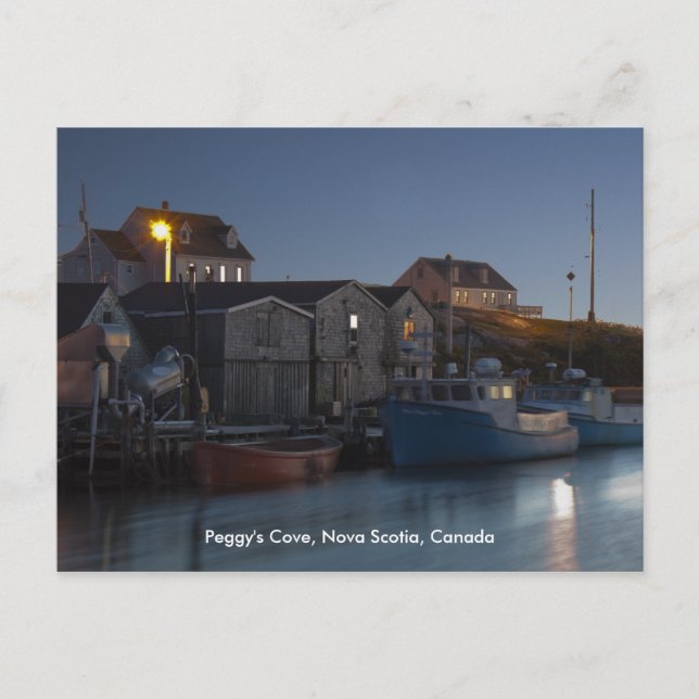 Harbour at Peggy's Cove vycard Vykort (Framsida)