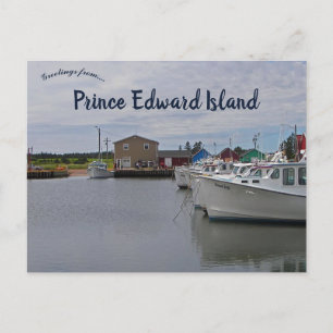 Harbour at Prince Edward Island Canada Vykort