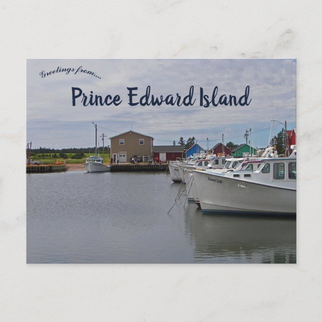 Harbour at Prince Edward Island Canada Vykort (Framsida)
