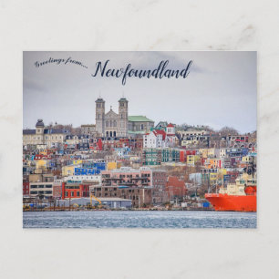 Harbour at St. John's Newfoundland Canada Vykort