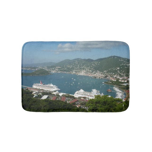 Harbour at St. Thomas US Virgin Islands Badrumsmatta (Framsidan)