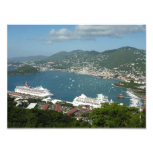 Harbour at St. Thomas US Virgin Islands Fototryck