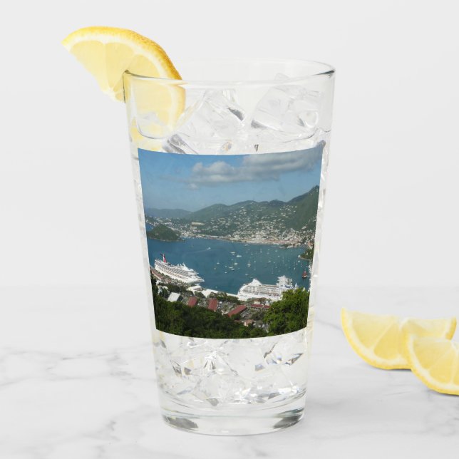 Harbour at St. Thomas US Virgin Islands Glaskopp (Framsida Ice)