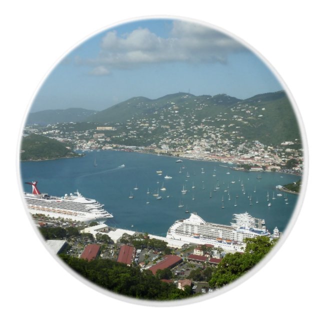 Harbour at St. Thomas US Virgin Islands Knopp (Framsidan)