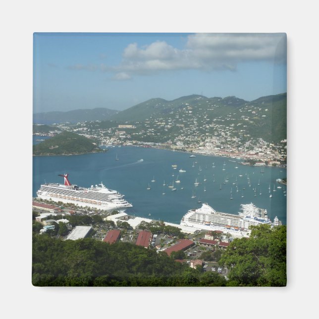 Harbour at St. Thomas US Virgin Islands Magnet (Framsidan)