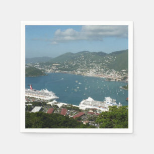 Harbour at St. Thomas US Virgin Islands Pappersservett