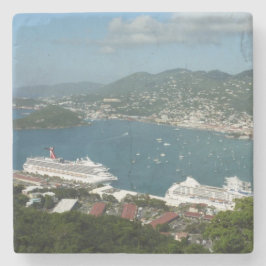 Harbour at St. Thomas US Virgin Islands Stenunderlägg