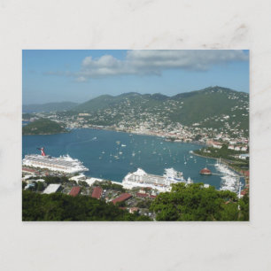 Harbour at St. Thomas US Virgin Islands Vykort