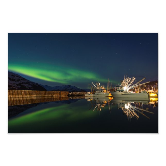 Harbour Aurora Fototryck (Framsidan)