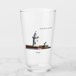Harbour Beach Lighthouse bild glas