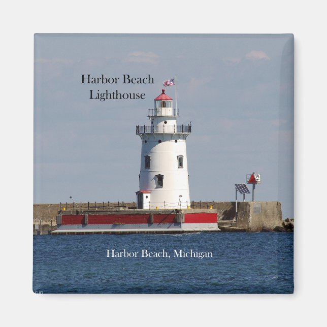 Harbour Beach Lighthouse magnet (Framsidan)