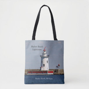 Harbour Beach Lighthouse överallt i väskan Tygkasse