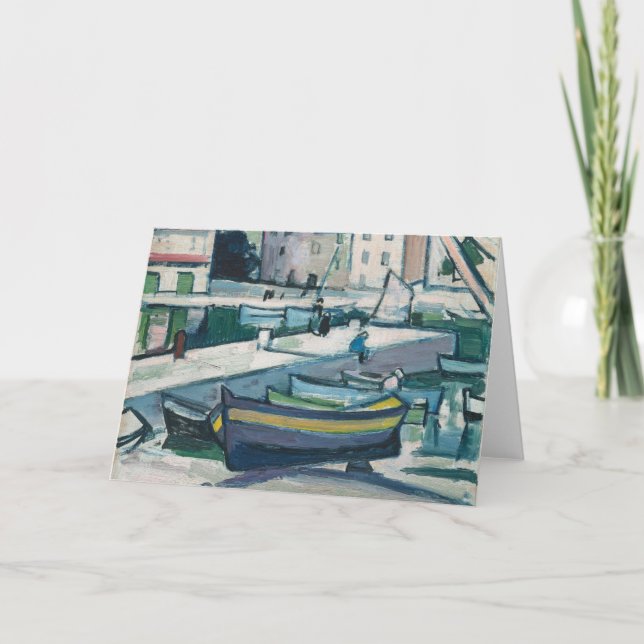 Harbour, Cassis | Samuel John Peploe Kort (Framsida)