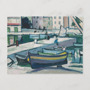 Harbour, Cassis Samuel John Peploe Vykort