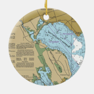 Harbour Chart MORSA Julgransprydnad Keramik