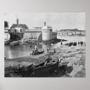 Harbour Concarneau Poster