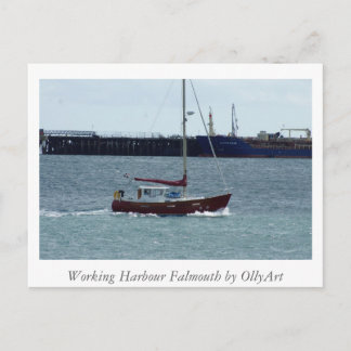 Harbour Falmouth by OllyArt Photography Vykort