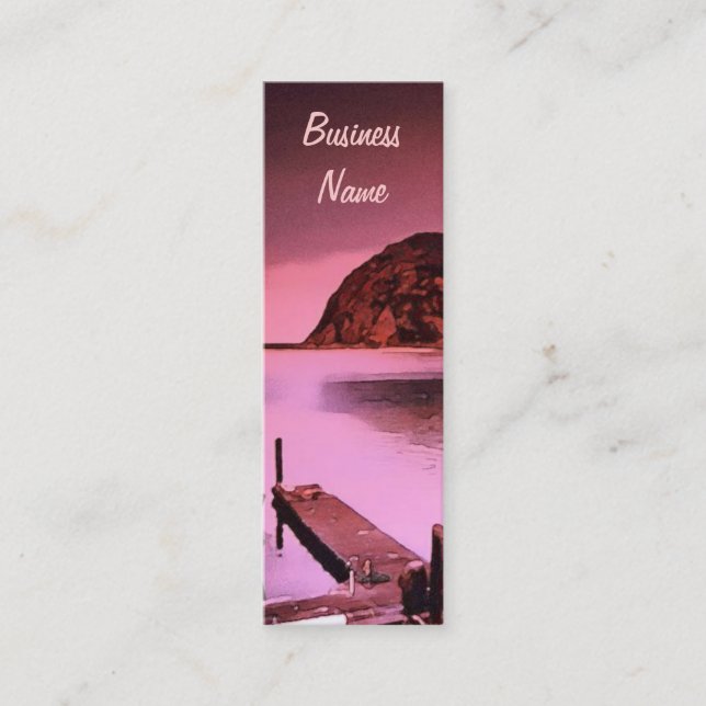 Harbour Hues Bookmark-Affärskort Mini Visitkort (Framsida)