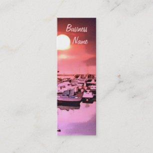 Harbour Hues Bookmark-Affärskort Mini Visitkort