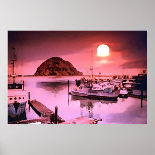 Harbour Hues Payed Poster