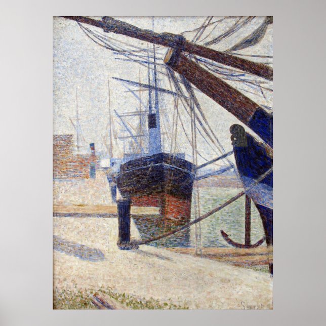 Harbour i Honfleur Poster (Framsidan)