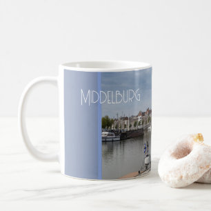Harbour i Vår, Middelburg, Nederländerna Kaffemugg