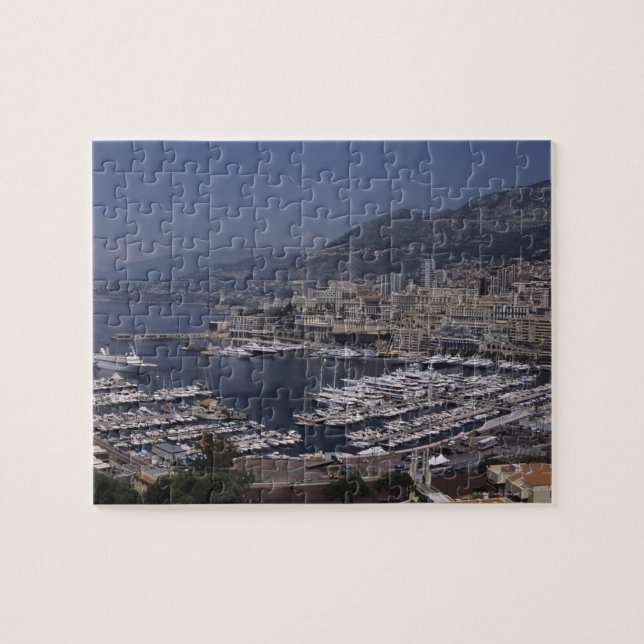Harbour, Monte Carlo, Fransk Riviera, Cote d'3 Pussel (Horisontell)
