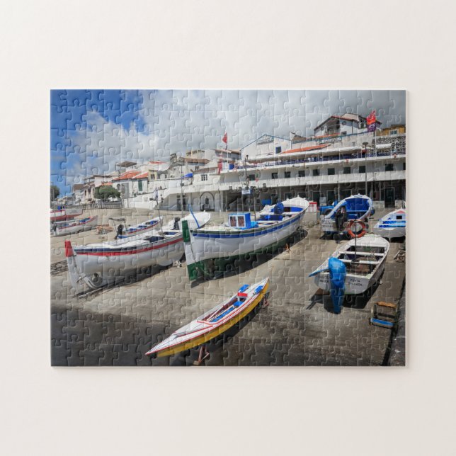 Harbour på Azorerna Pussel (Horisontell)