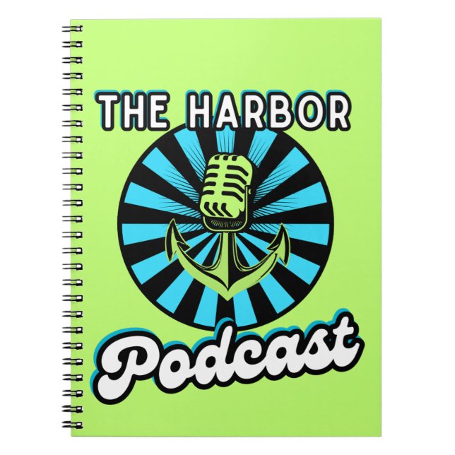 Harbour Podcast-anteckningsbok Anteckningsbok (Framsidan)