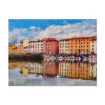 Harbour Reflection (målat)