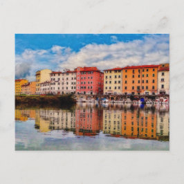 Harbour Reflection (målat) Vykort