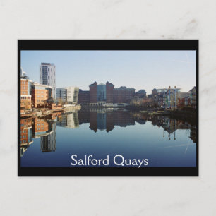 Harbour-reflexion, Salford Quays Vykort