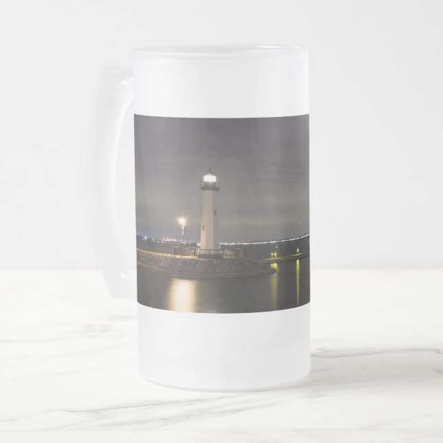 Harbour Rockwall Lighthouse Frosted Mugg (Framsida vänster)