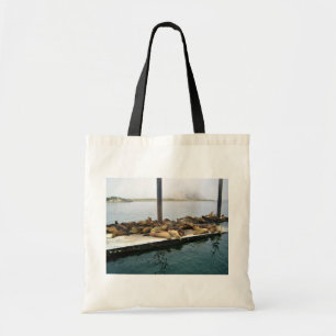 Harbour Sälar, Morro Bay, Kalifornien Tygkasse