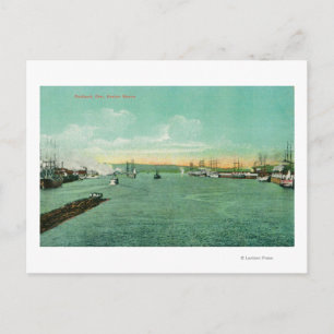 Harbour Scene i Portland, Oregon 2 Vykort