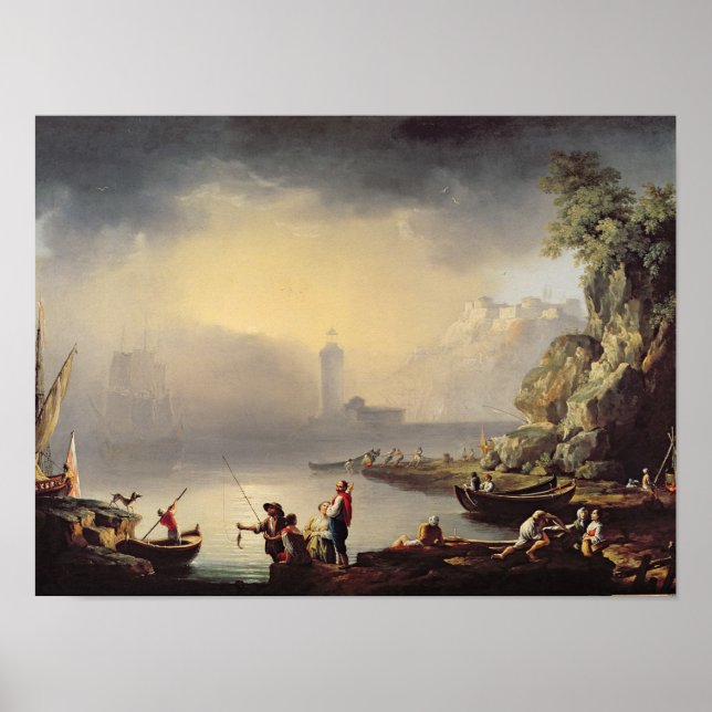 Harbour Scene Poster (Framsidan)