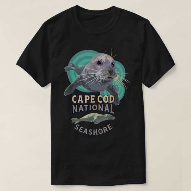 Harbour Seal - Cape Cod National Seashore Beach So T Shirt (Design framsida)