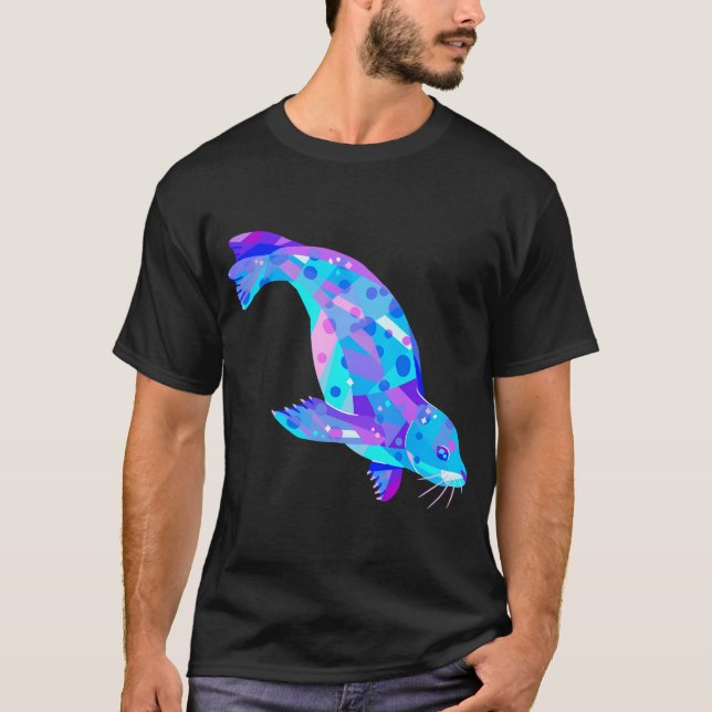 Harbour Seal T Shirt (Framsida)